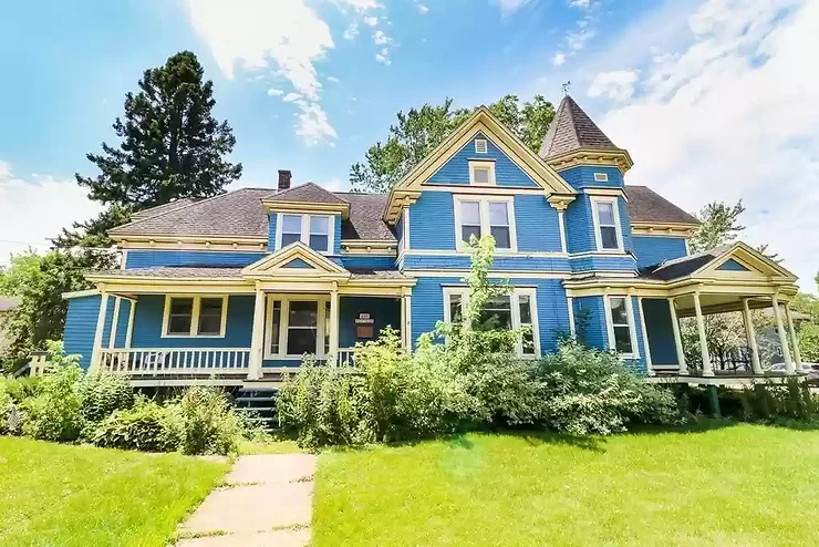 Wisconsin Queen Anne Victorian With Beautiful Wrap Around Porch Lists For Just $129,900!-1