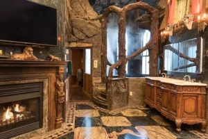 Woodstock, CT, Castle Built With Historic Features And Moat Lists For $35,000,0000! Look Inside!-17